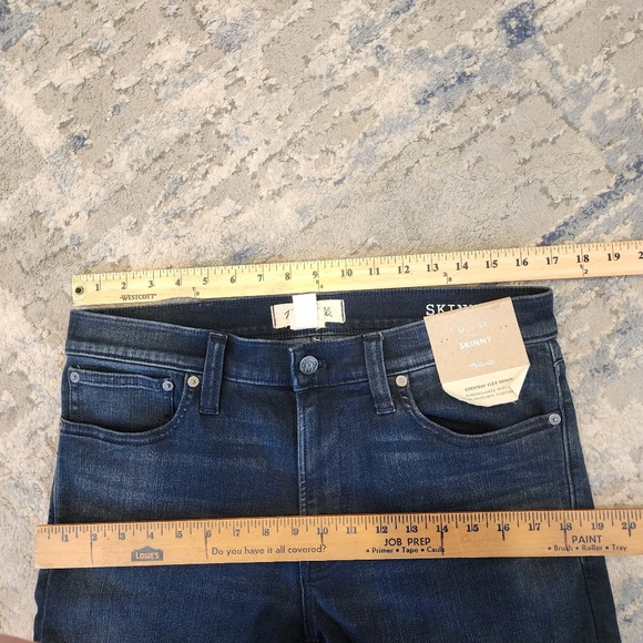 NWT Madewell Skinny Jeans in Paxson Wash Mens size 32x32 Darkwash - Picture 13 of 15